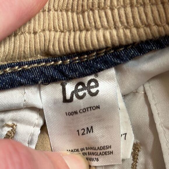 Lee Shorts size 12 months Tan Khaki Cargo Shorts Cotton  Spring Summer - Picture 3 of 4